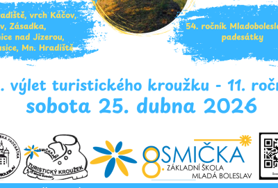 85. výlet  turistického kroužku  11. ročník  ( sobota 25. dubna 2026)